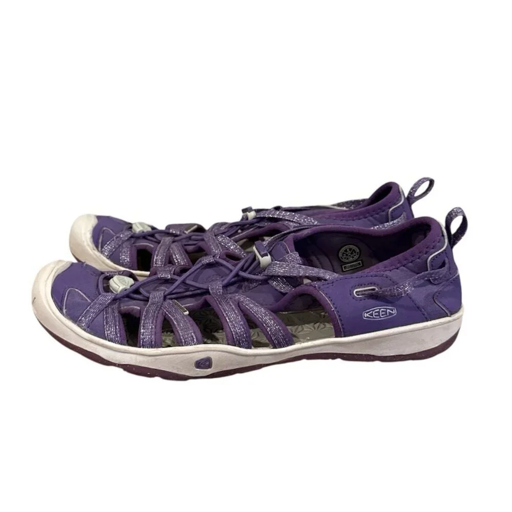 Keen Womens Whisper Closed Toed Sports Sandal Size 6 Purple Gray Hiking